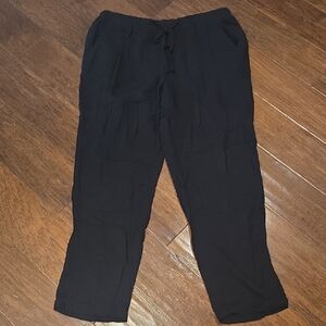 Scarlet Boulavard Black Pull On Pants